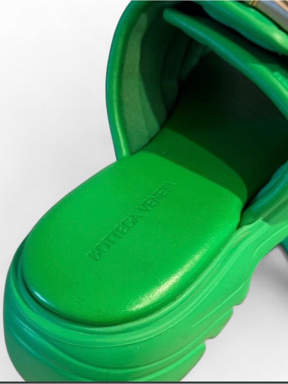 Othr Green Buckle Platform Clog Mule - Picture 3 of 5